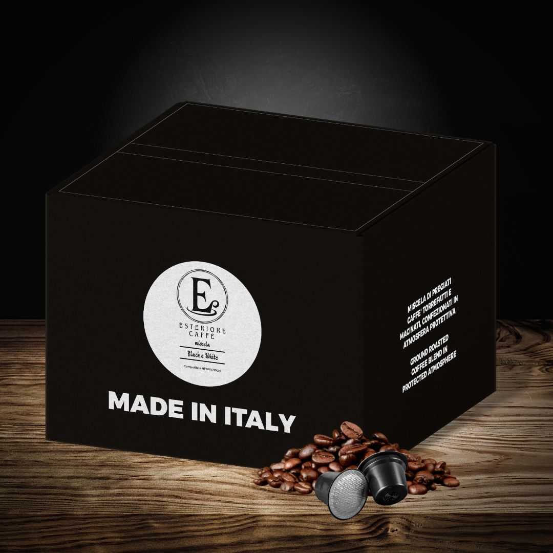 Black & White Esteriore Caffè - Nespresso® kompatibel - 100 Kapseln